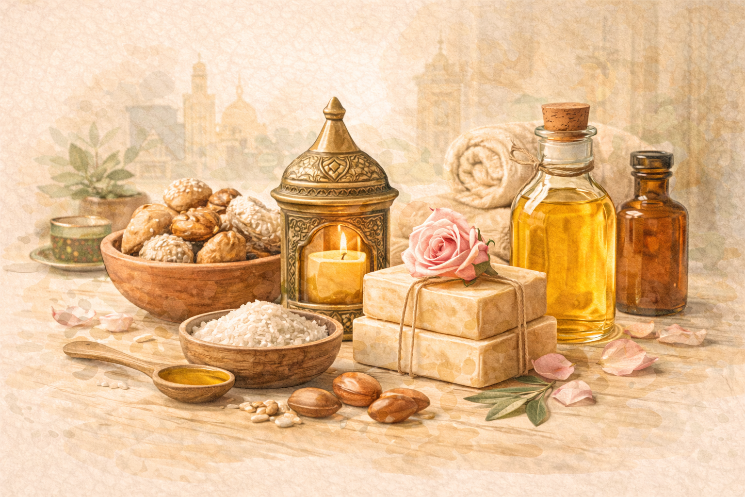 الجمال والحلويات